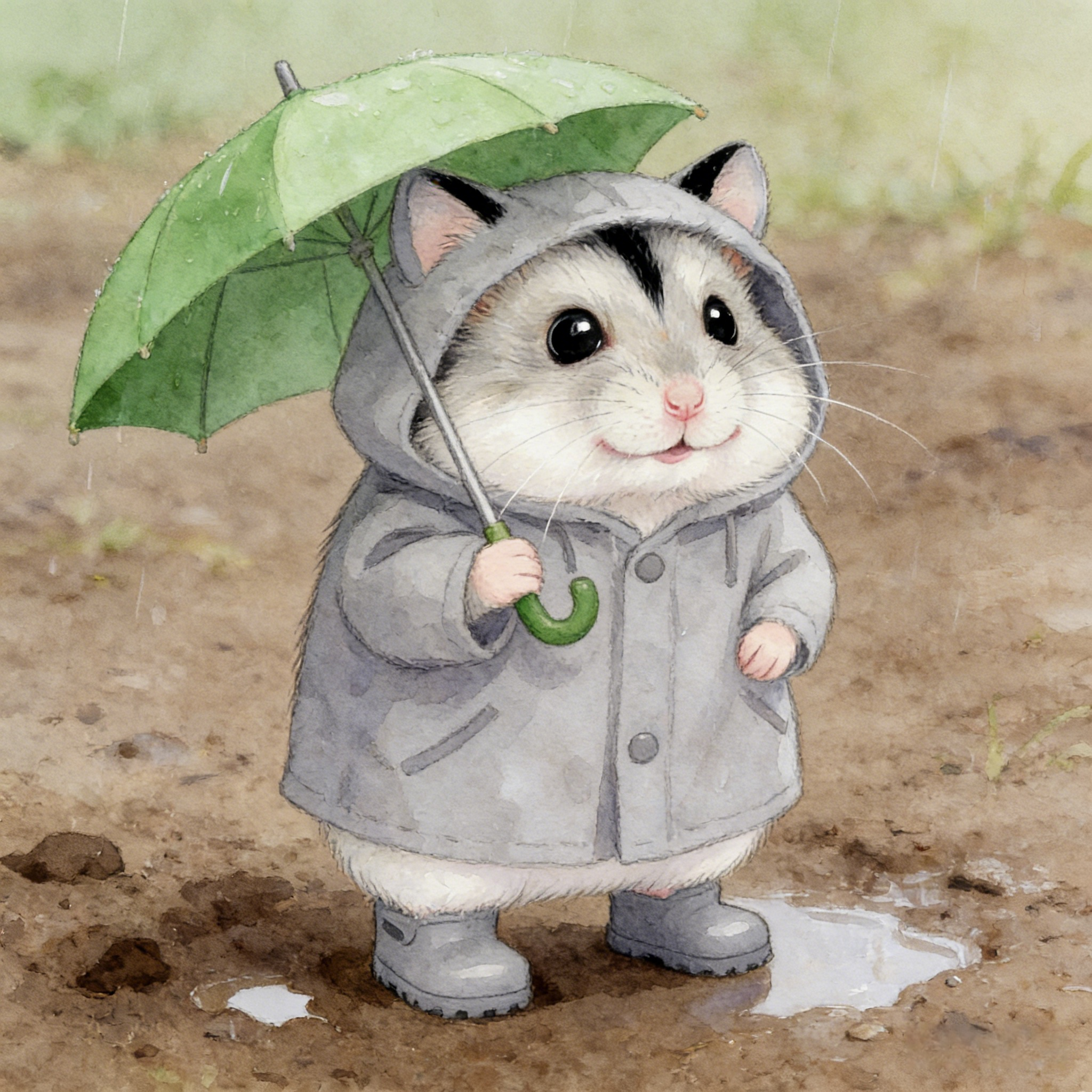小猫雨衣